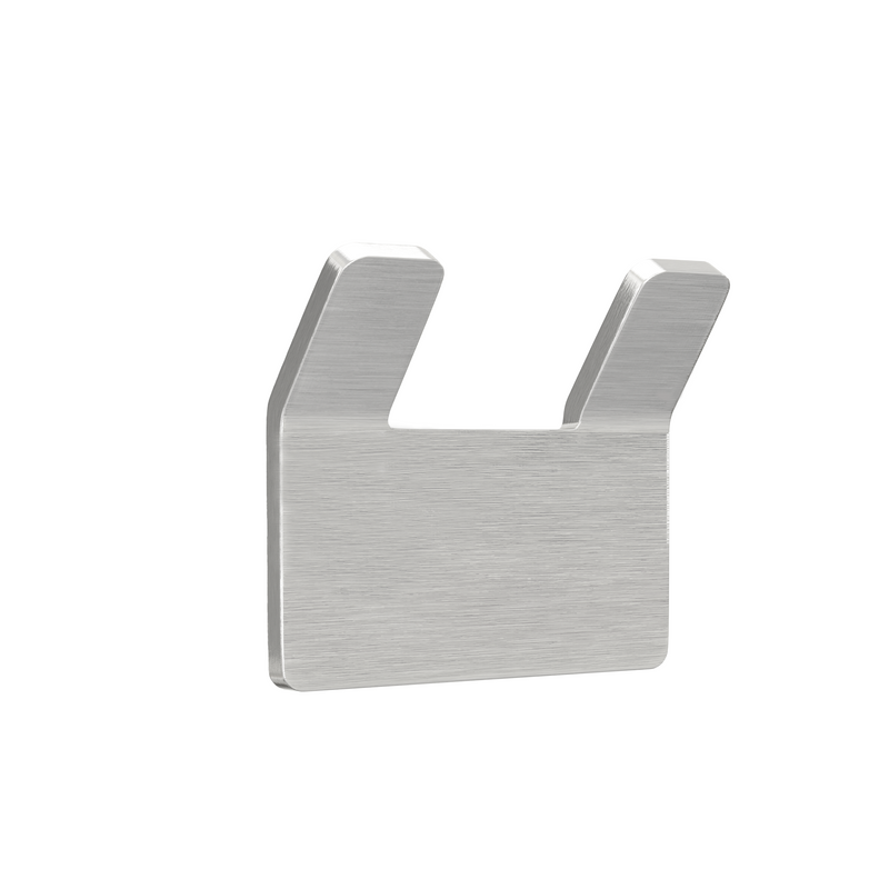Banyetti Rimini Double Robe Hook - Brushed Nickel