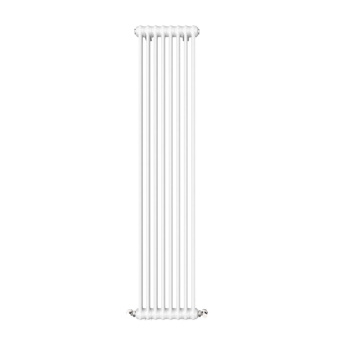 SENA Savoy 1800mm x 370mm Vintage Column Vertical Radiator - White