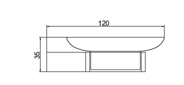 Banyetti Primo Soap Dish - Brushed Brass