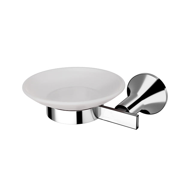 Banyetti Ariano Round Soap Dish - Chrome