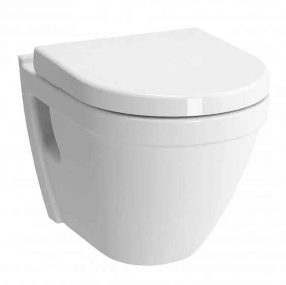 Kartell KVIT Style Wall Hung Short Projection WC Pan with Soft Close Seat