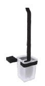 Banyetti Primo Toilet Brush Holder - Matt Black