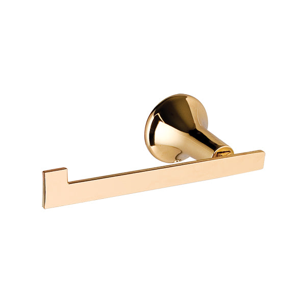 Banyetti Ariano Round Toilet Roll Holder - Polished Gold