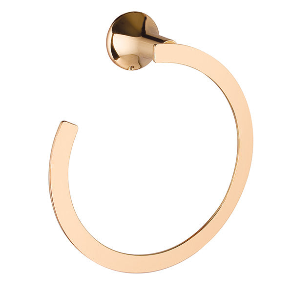 Banyetti Ariano Round Towel Ring - Polished Gold