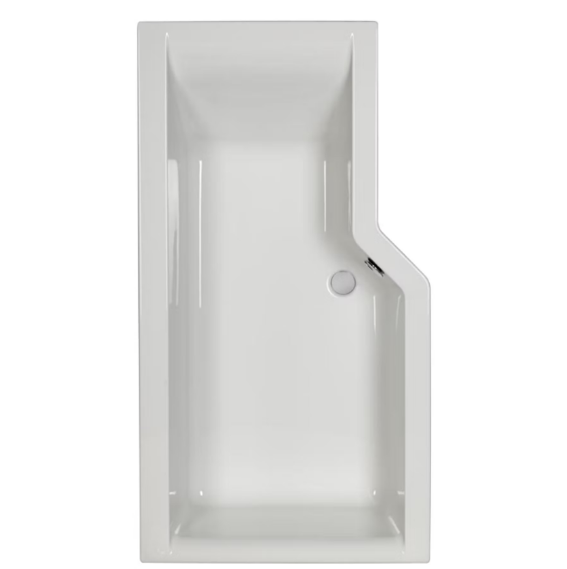 Carron Urban Swing 1575mm Shower Bath - Left/Right Hand